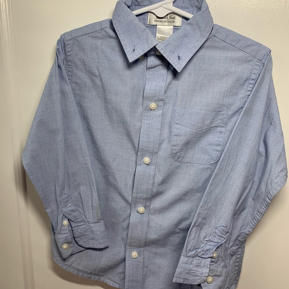 Janie and Jack special occasions blue button down